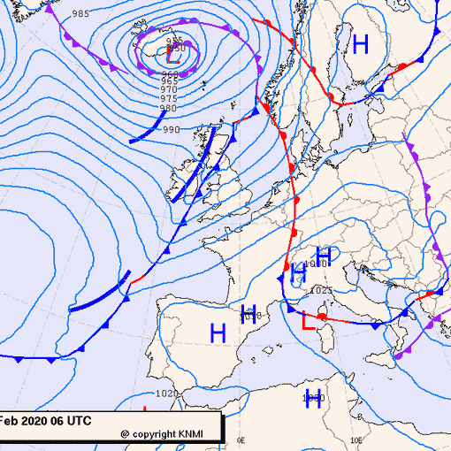 Previsioni meteo per giovedì 20, venerdì 21, sabato 22 (febbraio)
