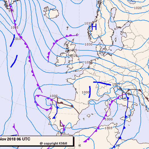 Previsioni meteo per martedì 20, mercoledì 21, giovedì 22 (novembre)