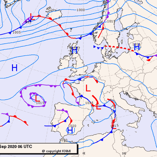 Previsioni meteo per domenica 20, lunedì 21, martedì 22 (settembre)