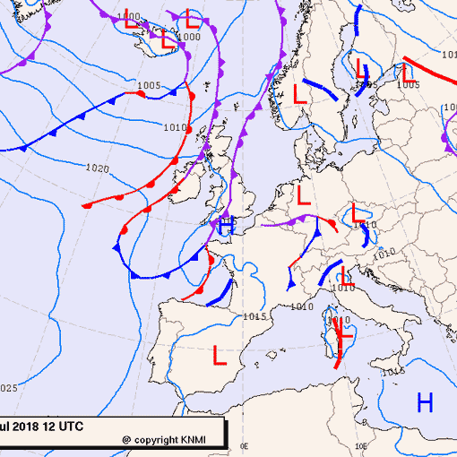 Previsioni meteo per sabato 21, domenica 22, lunedì 23 (luglio)