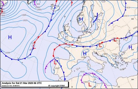 Previsioni meteo per sabato 21, domenica 22, lunedì 23 (marzo)