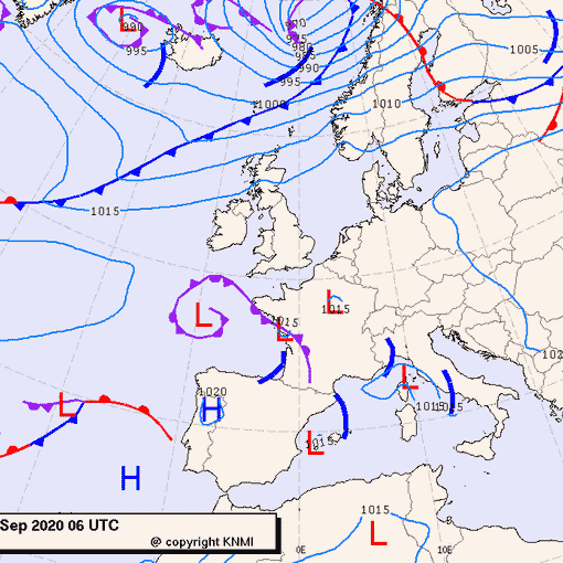 Previsioni meteo per lunedì 21, martedì 22, mercoledì 23 (settembre)