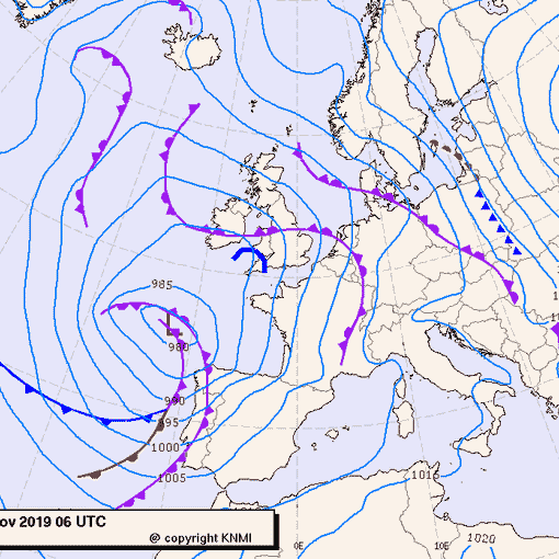 Previsioni meteo per venerdì 22, sabato 23, domenica 24 (novembre)