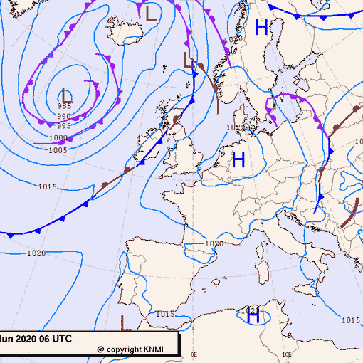 Previsioni meteo per martedì 23, mercoledì 24, giovedì 25 (giugno)