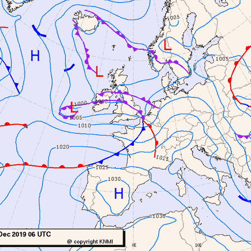 Previsioni meteo per martedì 24, mercoledì 25, giovedì 26 (dicembre)