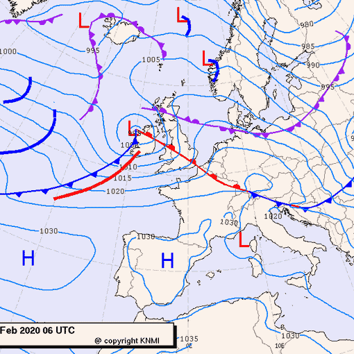 Previsioni meteo per lunedì 24, martedì 25, mercoledì 26 (febbraio)