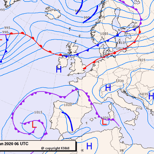 Previsioni meteo per venerdì 24, sabato 25, domenica 26 (gennaio)