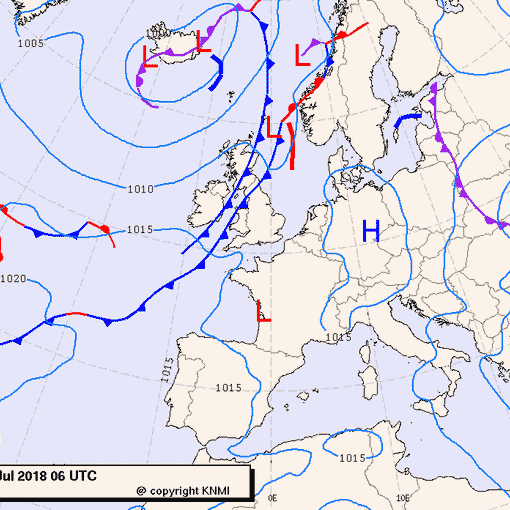 Previsioni meteo per martedì 24, mercoledì 25, giovedì 26 (luglio)