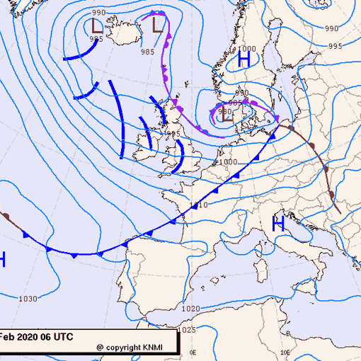 Previsioni meteo per martedì 25, mercoledì 26, giovedì 27 (febbraio)
