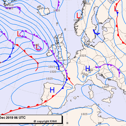 Previsioni meteo per giovedì 26, venerdì 27, sabato 28 (dicembre)