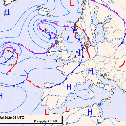 Previsioni meteo per domenica 26, lunedì 27, martedì 28 (luglio)