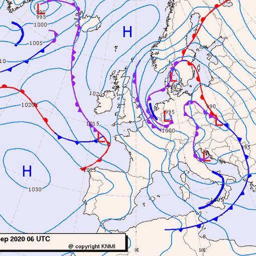 Previsioni meteo per sabato 26, domenica 27, lunedì 28 (settembre)