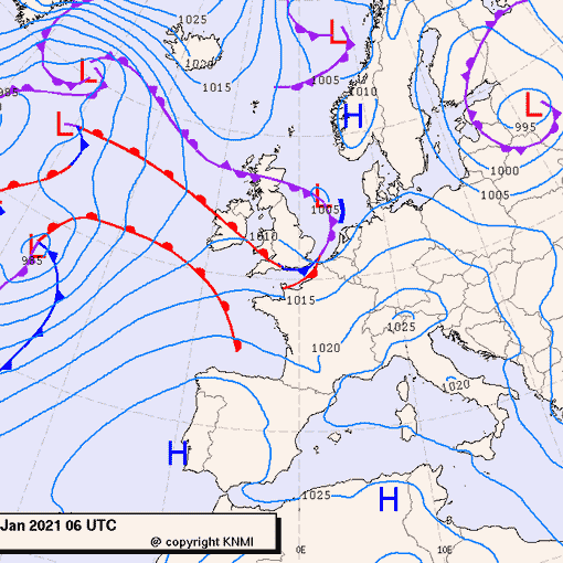 Previsioni meteo per mercoledì 27, giovedì 28, venerdì 29 (gennaio)