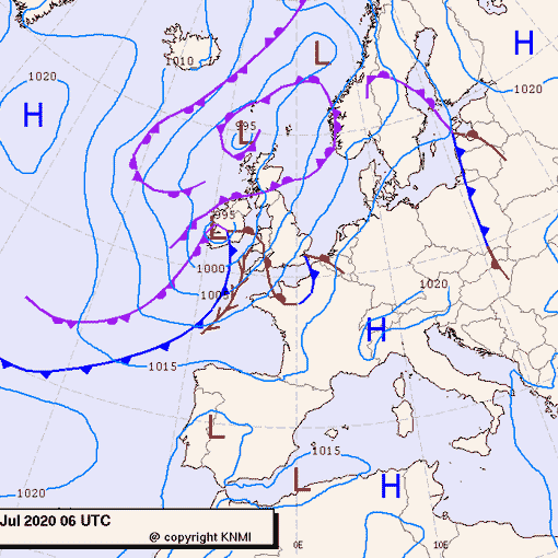 Previsioni meteo per lunedì 27, martedì' 28, mercoledì 29 (luglio)