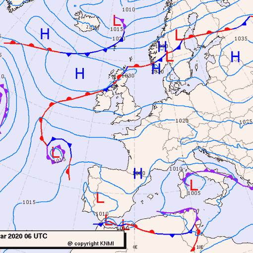 Previsioni meteo per venerdì 27, sabato 28, domenica 29 (marzo)