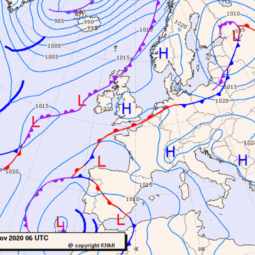 Previsioni meteo per venerdì 27, sabato 28, domenica 29 (novembre)