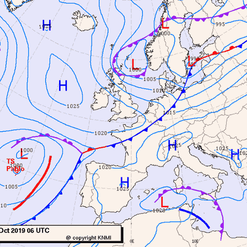 Previsioni meteo per domenica 27, lunedì 28, martedì 29 (ottobre)