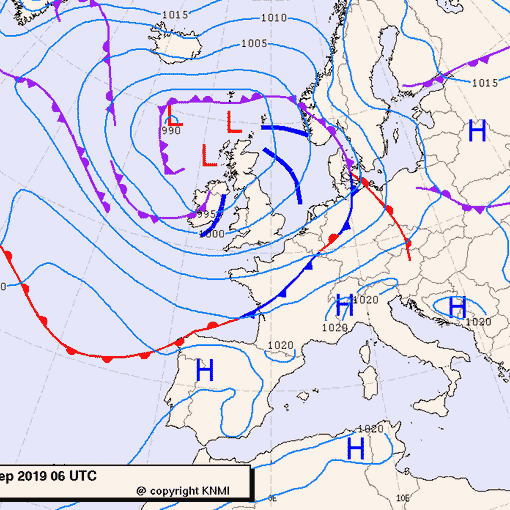 Previsioni meteo per venerdì 27, sabato 28, domenica 29 (settembre)