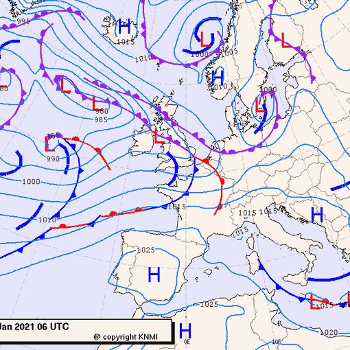 Previsioni meteo per giovedì 28, venerdì 29, sabato 30 (gennaio)