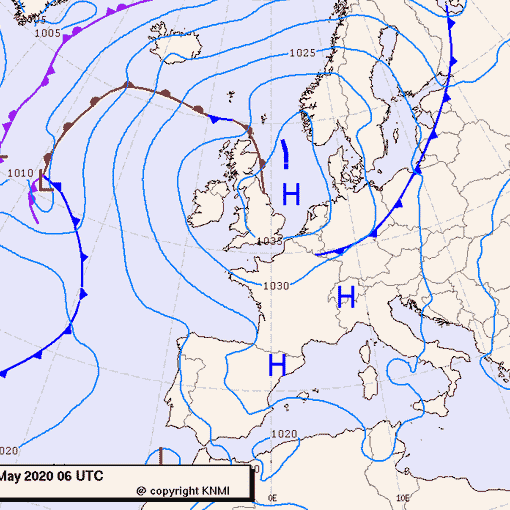 Previsioni meteo per giovedì 28, venerdì 29, sabato 30 (maggio)