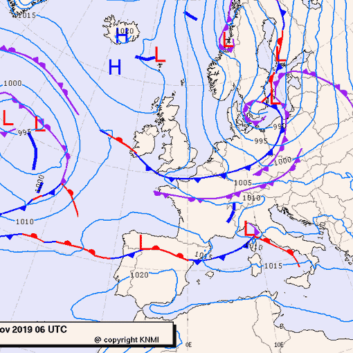 Previsioni meteo per venerdì 29, sabato 30, domenica 1 (novembre-dicembre)