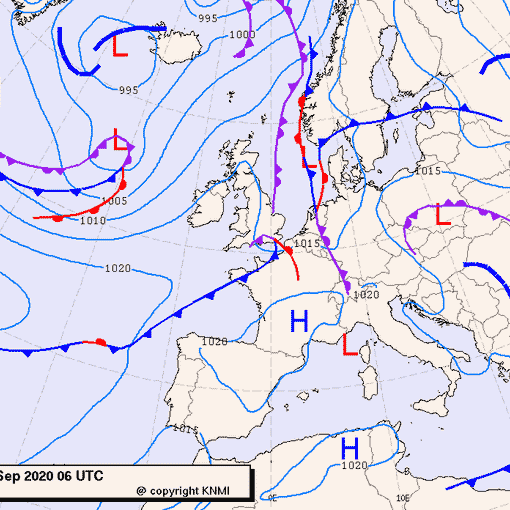 Previsioni meteo per martedì 29, mercoledì 30, giovedì 1 (settembre-ottobre)