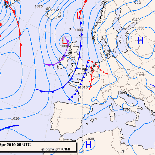 Previsioni meteo per martedì 2, mercoledì 3, giovedì 4 (aprile)