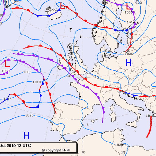 Previsioni meteo per giovedì 31, venerdì 1, sabato 2 (ottobre-novembre)