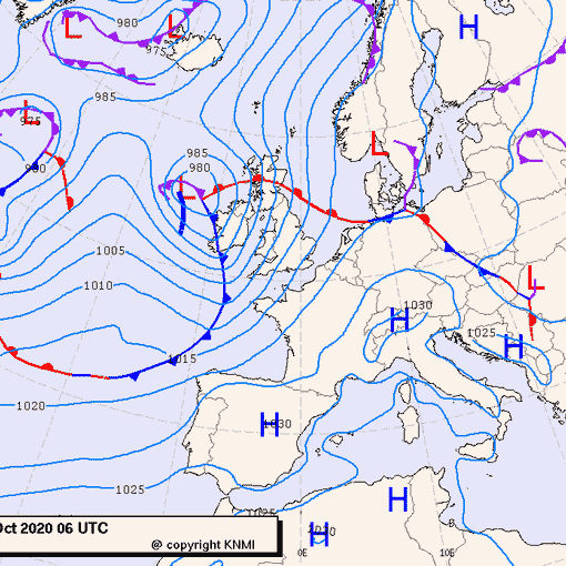 Previsioni meteo per sabato 31, domenica 1, lunedì 2 (ottobre-novembre)