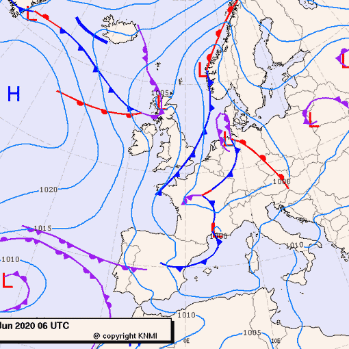 Previsioni meteo per giovedì 4, venerdì 5, sabato 6 (giugno)