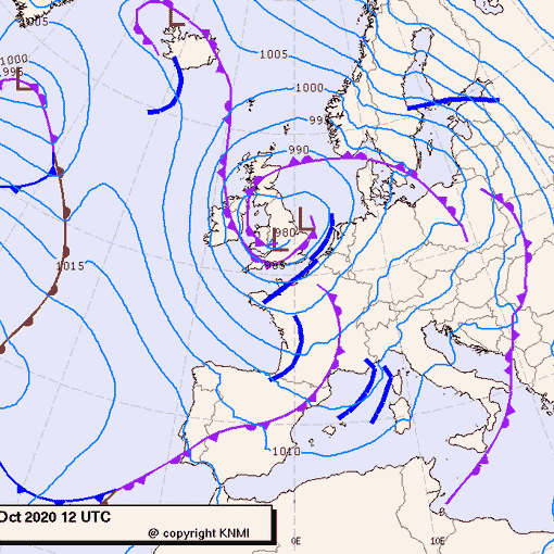 Previsioni meteo per domenica 4, lunedì 5, martedì 6 (ottobre)