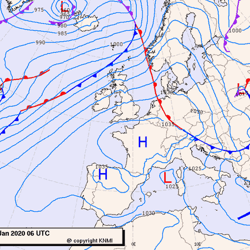 Previsioni meteo per domenica 5, lunedì 6, martedì 7 (gennaio)