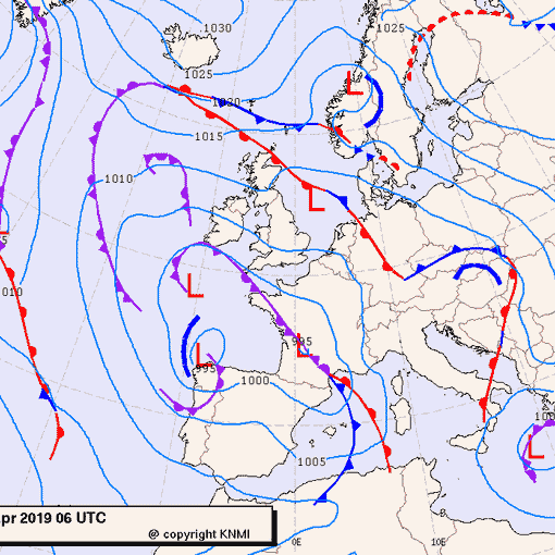 Previsioni meteo per sabato 6, domenica 7, lunedì 8 (aprile)