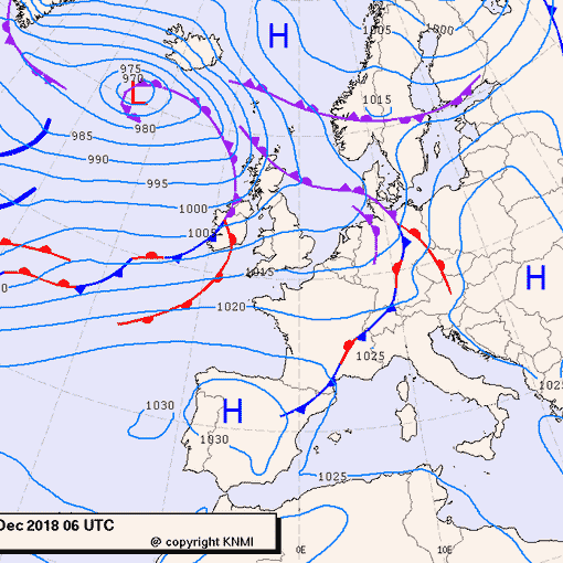 Previsioni meteo per giovedì 6, venerdì 7, sabato 8 (dicembre)