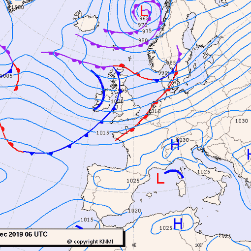 Previsioni meteo per venerdì 6, sabato 7, domenica 8 (dicembre)