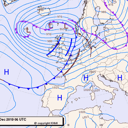 Previsioni meteo per domenica 8, lunedì 9, martedì 10 (dicembre)