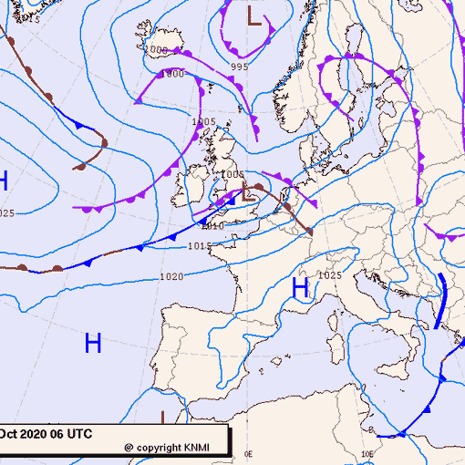 Previsioni meteo per giovedì 8, venerdì 9, sabato 10 (ottobre)