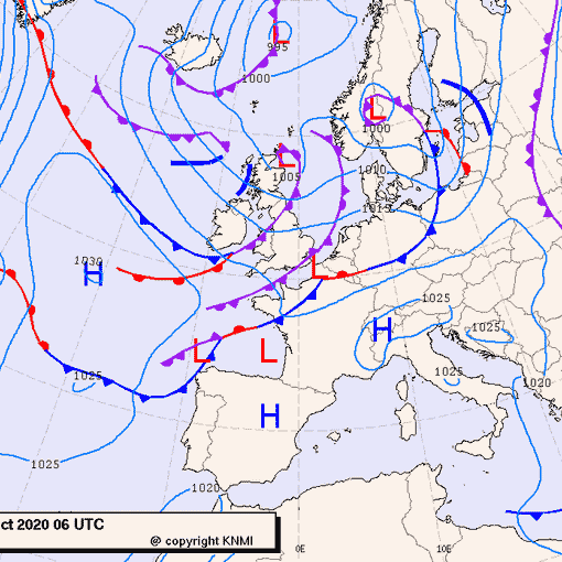 Previsioni meteo per venerdì 9, sabato 10, domenica 11 (ottobre)