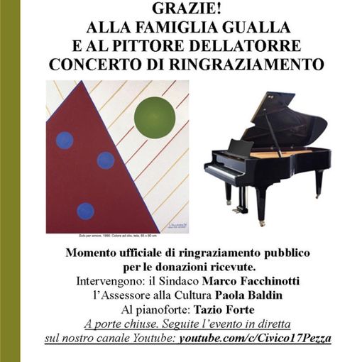 Mortara, il 18 maggio riapre la biblioteca. Nella prima settimana concerto del maestro Tazio Forte