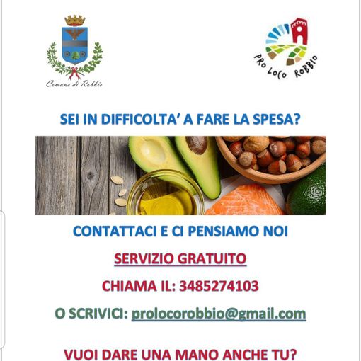 Robbio, sei in difficoltà a fare la spesa? Ci pensa la Pro loco