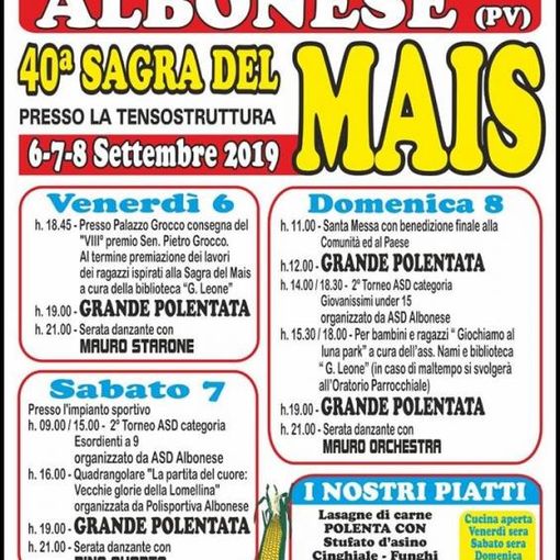 Tutti gli appuntamenti e manifestazioni da lunedì 2 a domenica 8 settembre a Vigevano e Lomellina