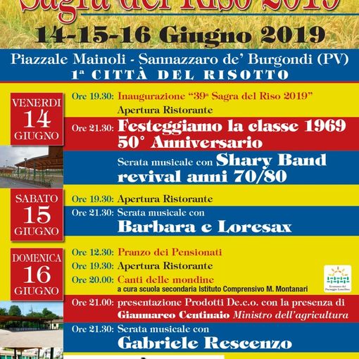 Tutti gli appuntamenti e manifestazioni da lunedì 10 a domenica 16 giugno a Vigevano e Lomellina