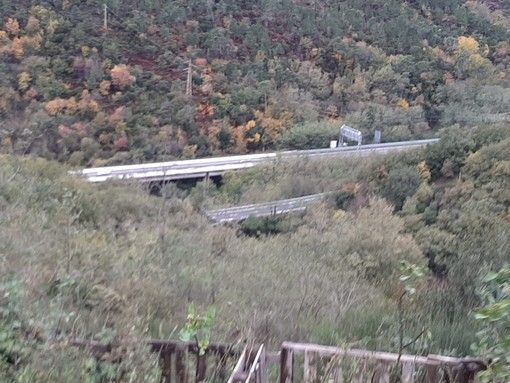 Crolla viadotto dell'autostrada A6 tra Savona e Altare