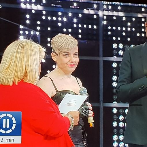 - FOTONOTIZIA - La vigevanese Simona Santin in gara alla &quot;Corrida&quot; di Rai 1