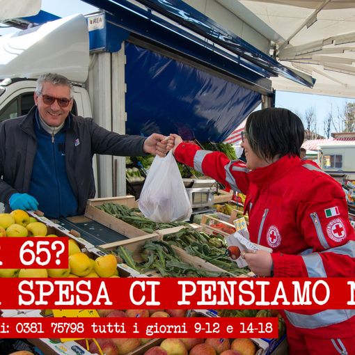 Coronavirus: la Croce Rossa di Vigevano promuove l'iniziativa &quot;Il momento della gentilezza&quot;, servizio pronto spesa e pronto farmaco gratuito per la popolazione over 65