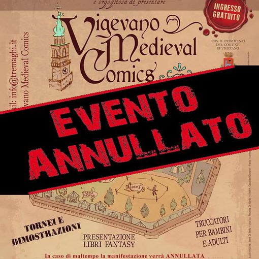 Vigevano Medieval Comics, annullamento con polemica verso comune e commercianti