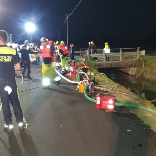 Vigevano, un corso ed una esercitazione notturna sul rischio idrogeologico