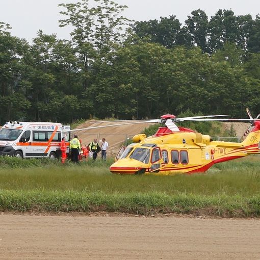 Ottobiano: cade sulla pista da motocross, ferito un 23enne tedesco