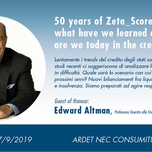 Edward Altman fa tappa in Adaci al meeting della Community dei CPO LOUNGE 27 Settembre Regina Palace Stresa (VB)