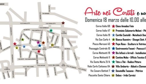 Arte nei cortili (e non solo): domenica Abbiategrasso si veste a festa (rosa)
